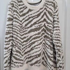 POL Olive Green Crewneck Sweater & Tank Top sz LARGE